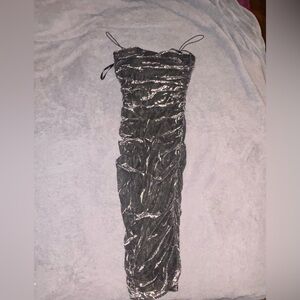 Black Tube Dress with Straps